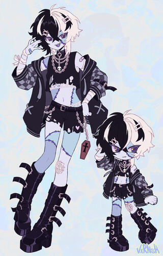 Zombie Adopt ✦ character © azer